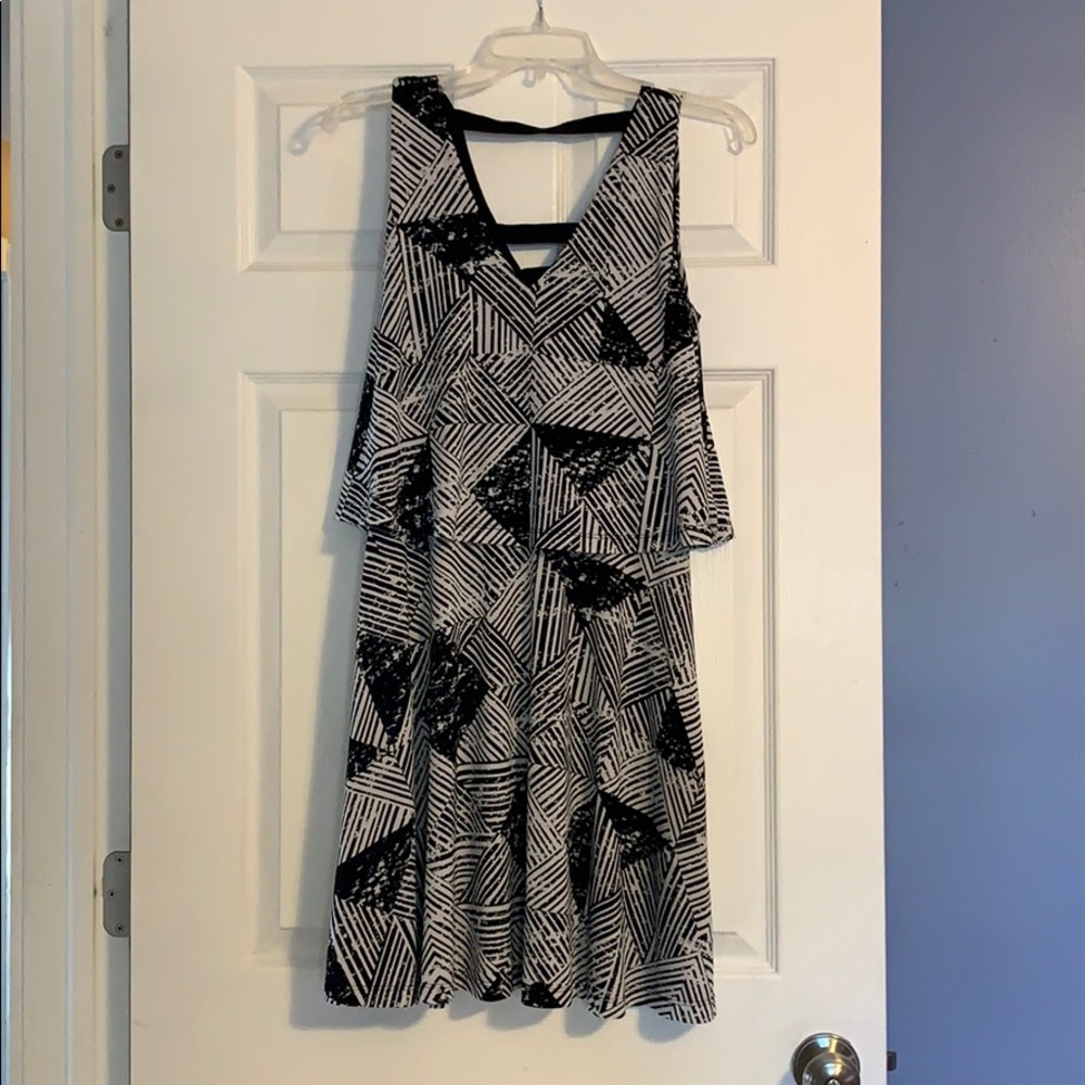 Black & White patterned dress
